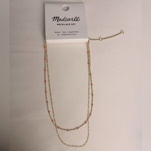 Madewell Two Necklace Set NWT